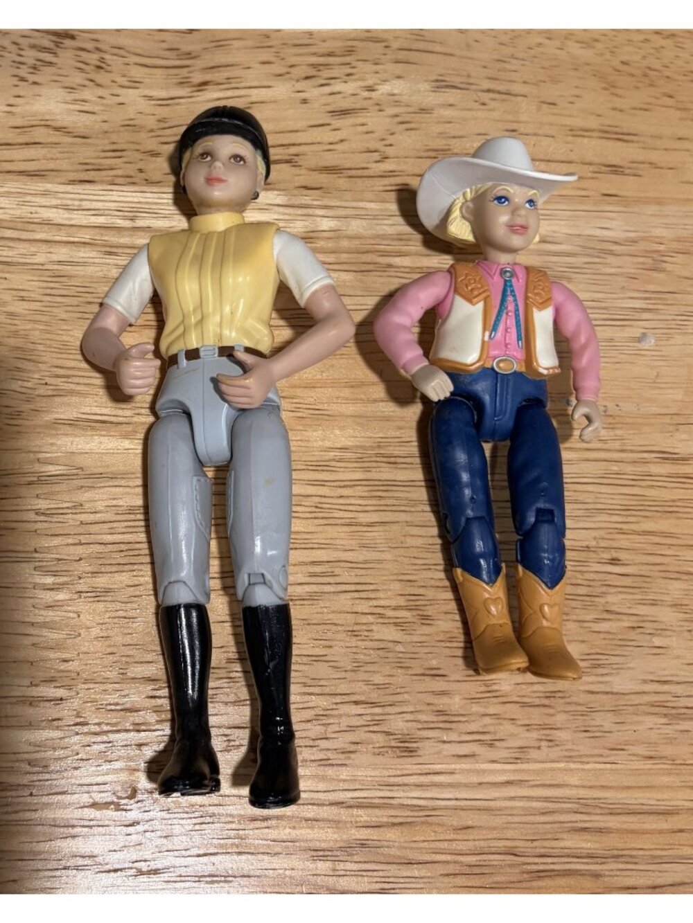 Vintage 2001 Fisher-Price Loving Family English Style Rider Anne & Western Cowgi
